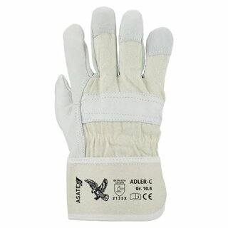 ASATEX Handschuh Adler C, Größe 10,5, naturfarben