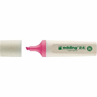 Textmarker edding 24, Strichstrke: 2-5mm, nachfllbar, pink