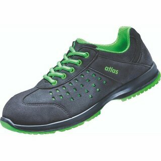 Sicherheitsschuhe Atlas GX135 GREEN 94700, ESD, S1P SRC, Gr��e 39, schwarz gr�n