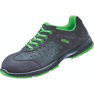 Sicherheitsschuhe Atlas GX135 GREEN 94700, ESD, S1P SRC, Gr��e 43, schwarz gr�n