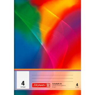 Schulheft Brunnen 45304 A5, 32 Blatt, liniert, Lineatur 4