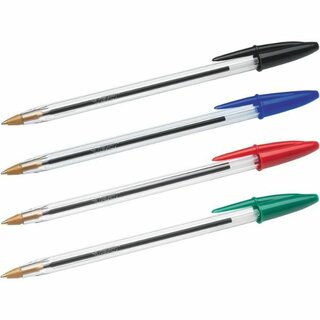 BIC Cristal Kugelschreiber mit Kappe Gr. M - 0,4 mm -...