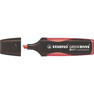 STABILO® Textmarker GREEN BOSS® 6070/56, Keilspitze, 2 -...