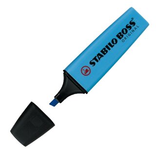 Textmarker Stabilo Boss Original 70/31, Strichstrke: 2-5mm, nachfllbar, blau