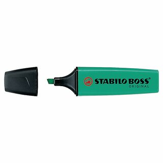 Textmarker Stabilo Boss Original 70/51, Strichstrke: 2-5mm, nachfllbar, trkis