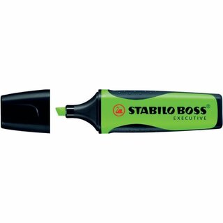 Textmarker Stabilo 73/52, Boss Executive, Keilspitze, 2-5mm, grn