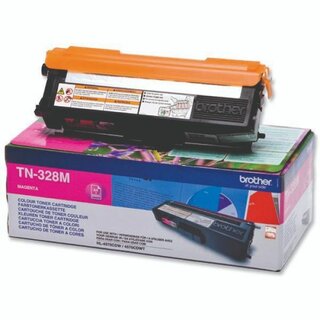 Toner Brother TN328M, Reichweite: 6.000 Seiten, magenta