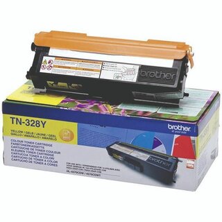 Toner Brother TN328Y, Reichweite: 6.000 Seiten, gelb