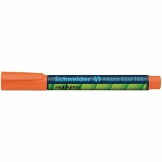 Textmarker Schneider Maxx 115, Strichstrke: 1+5mm, nachfllbar, orange