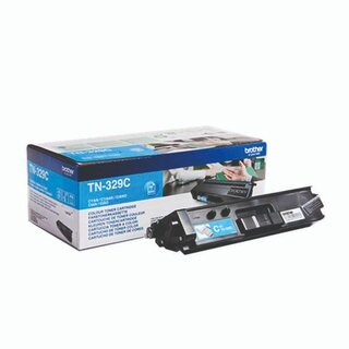 Toner Brother TN-329C, Reichweite: 6.000 Seiten, cyan