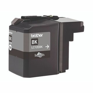 Tintenpatrone Brother LC-12EBK, Reichweite: 2.400 Seiten,...