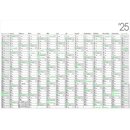 Bhner Plakatkalender HP14GL, 14 M/1S, 99x68cm, 2-farbig,...