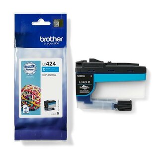 Brother Tinte LC-424C, für DCP-J1200W, Reichweite 750...