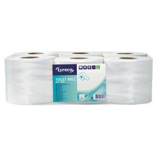 Toilettenpapier Mini Jumbo, 2-lagig, 180m, 12 St�ck