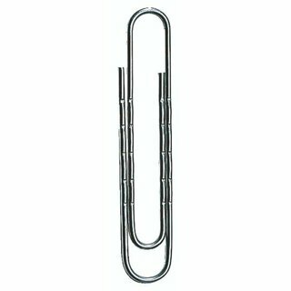 Aktenklammern Neutral, 50mm, gewellt, verzinkt, 100 Stück
