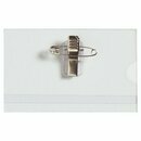 Namensschild Lyreco, 89 x 55mm, mit Kombiklemme, 50 St�ck