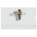 Namensschild Neutral, 89 x 55mm, mit Kombiklemme, 50 Stck