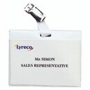 Namensschild Neutral, 90 x 60mm, mit Clip, 30 Stck
