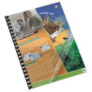 Einbanddeckel Lyreco, A4, 200my, glasklar, 100 St�ck