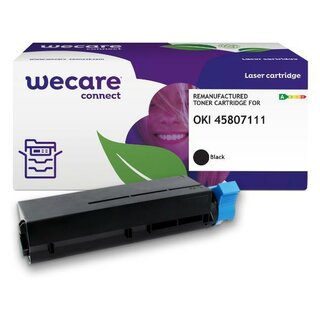 WECARE Toner kompatibel zu Oki 45807111 schwarz