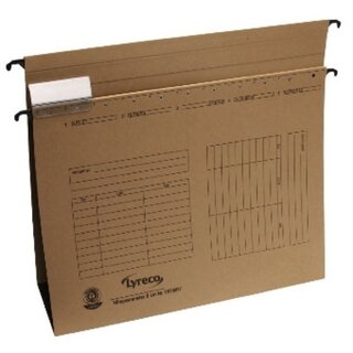 H�ngesammler Lyreco, Bodenbreite: 60mm, naturbraun