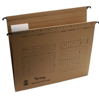 H�ngesammler Lyreco, Bodenbreite: 40mm, naturbraun