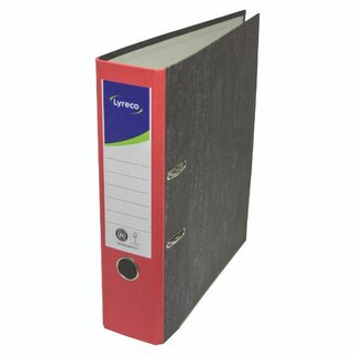Ordner Standard, A4, R�ckenbreite: 80mm, rot