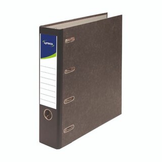 Doppelordner Lyreco, A4, R�ckenbreite: 75mm, schwarz