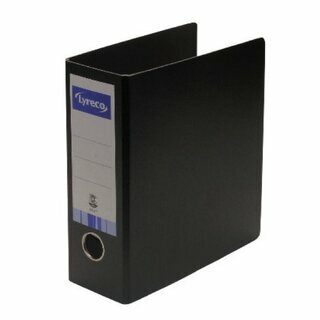 Ordner Neutral A5 hoch, Rückenbreite: 80mm, schwarz