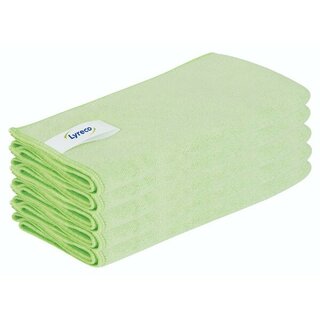 Microfasertuch Lyreco, 53 x 70cm, alle Oberfl�chen, gr�n, 5 St�ck