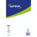Briefblock Lyreco, A4, liniert, 70g, ungelocht, 50 Blatt