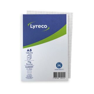 Briefblock Comby , A5, kariert, 70g, ungelocht,...