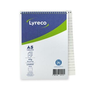 Stenoblock Comby A5, liniert, Recycling, rote...