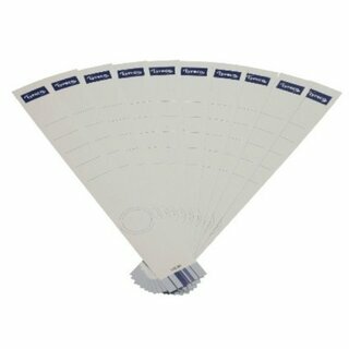 Rckenschilder Neutral , lang / schmal, wei, 10 Stck