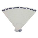 Rckenschilder Neutral , lang / schmal, wei, 10 Stck