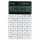 Tischrechner Comby 12-stellig, Solar-/Batteriebetrieb, wei