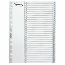 Register Neutral 1-31, A4, aus Kunststoff, 31 Blatt, grau