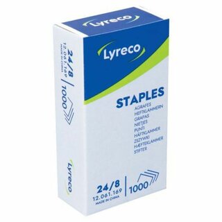 Heftklammern 12061169, 24/8, verzinkt, 1000 St�ck