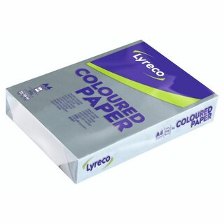 Kopierpapier Lyreco, A4, 80g, pastell blau, 500 Blatt