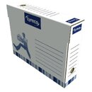 Archivschachtel Lyreco, Ma�e: 35 x 25 x 10cm, wei�/blau