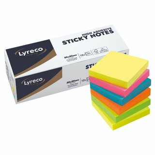 Notes Comby Premium, 50 x 50 mm, Sommer, 12 Stück