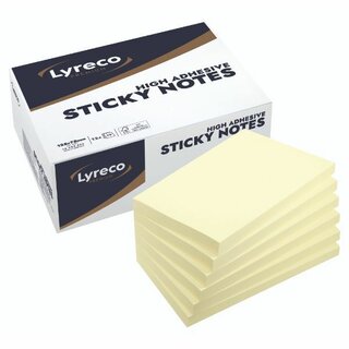 Notes Comby Premium, 75 x 125 mm, gelb, 12 Stück