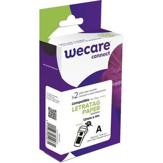 WECARE Schriftband kompatibel zu 91220, 20 Stück
