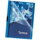 Klemmmappe Lyreco, A4, Fassungsverm�gen: 30 Blatt, blau,...