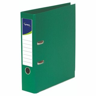 Ordner Lyreco, PP-kaschiert, A4, R�ckenbreite: 80mm, gr�n