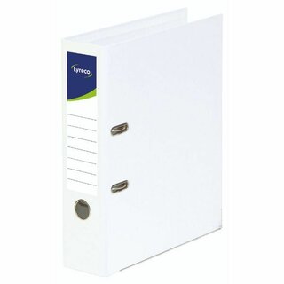 Ordner Comby , PP-kaschiert, A4, Rückenbreite: 80mm, weiß