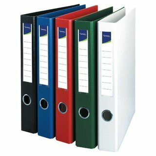 Neutral Ringbuch, A4, Polypropylen, 4-Ring, 40mm Rckenbreite, wei