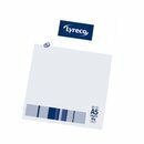 Briefblock Lyreco, A5, kariert, 60g, 2fach gelocht, 80 Blatt
