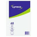 Briefblock Lyreco, A5, liniert, 60g, 2fach gelocht, 80 Blatt