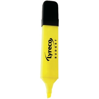 Textmarker Budget, Strichst�rke: 2-5mm, gelb